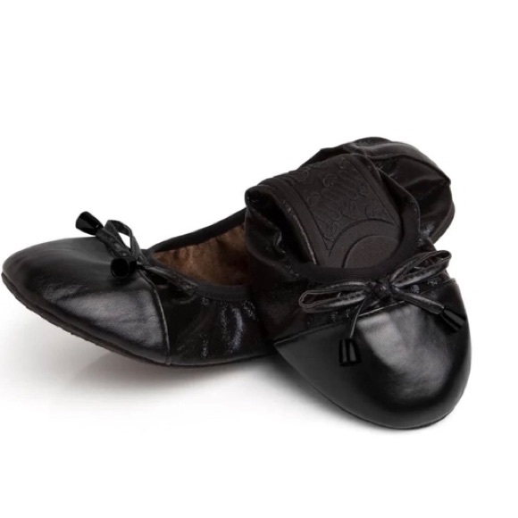 TALARIA BLACK BALLET FLATS SHOES TRAVEL FLATS PACKABLE FLATS SHOES - Picture 11 of 16